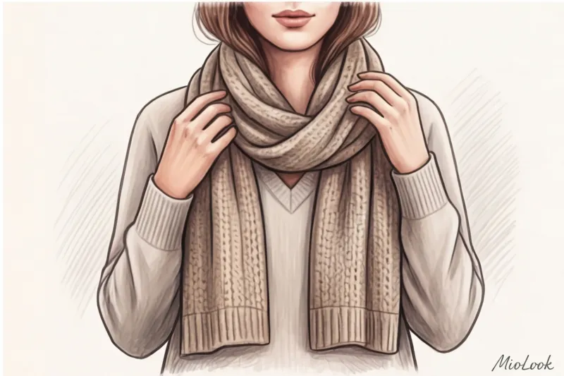 Объемные шарфы и палантины: как носить, чтобы не нарушить пропорции - 9