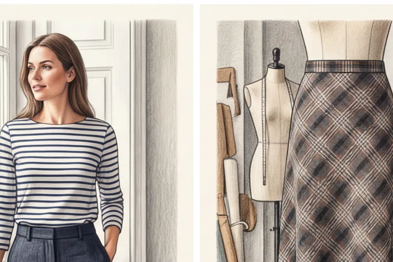 Принты, которые стройнят: как использовать полоску, клетку и горох - 2