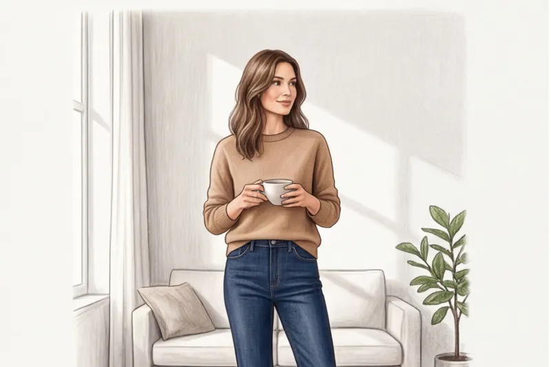 Everyday wardrobe for a 30-year-old woman: looks for every day