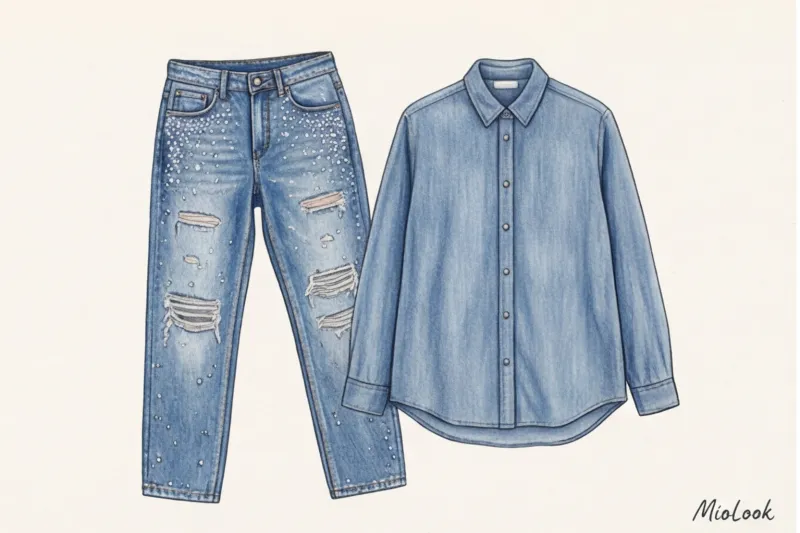Джинсовый тотал лук: как повторить культовые деним-образы из 2000-х - 4