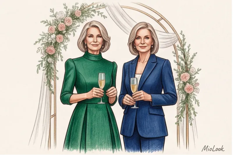 The perfect wedding dress for the mother of the bride and groom