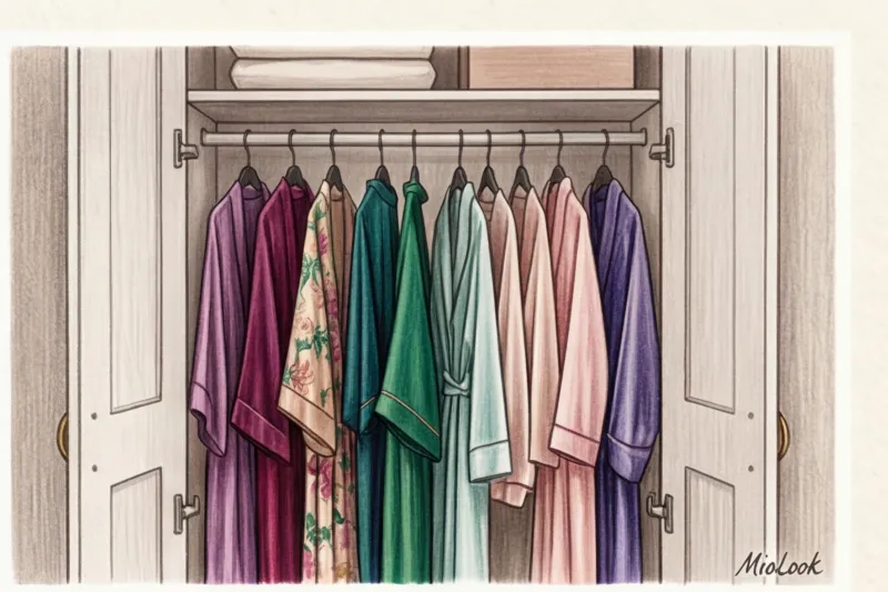 Шелковые пижамы и кимоно: эстетика и женственность в домашнем гардеробе - 3