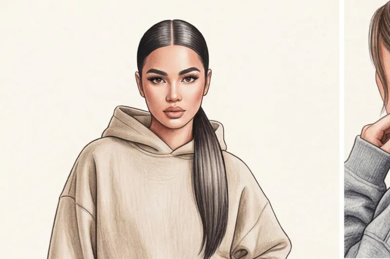 Зачіска під худі: стильні укладання для оверсайзу