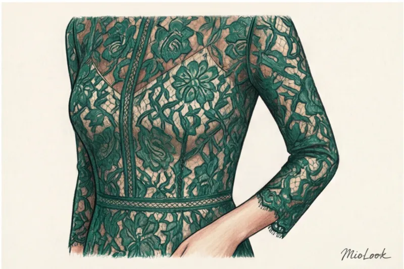 Кружевные закрытые платья: тонкая грань между скромностью и соблазном - 4