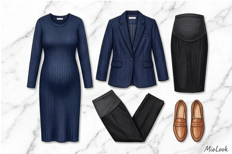 Офисный гардероб для беременных: как соблюдать дресс-код с комфортом - 9