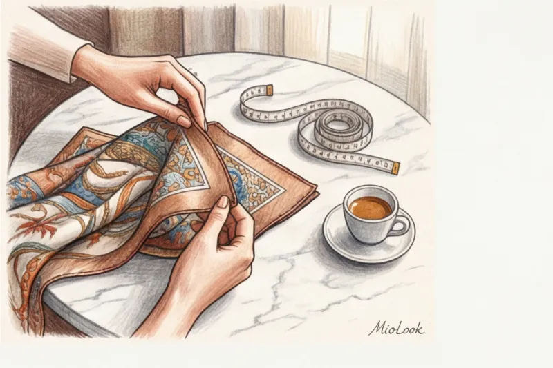 5 способов стильно носить шелковый платок в повседневных образах - 9