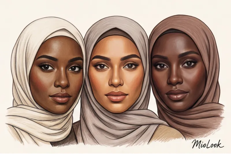 Как подобрать цвет хиджаба для смуглой кожи: лучшие сочетания и контрасты - 2