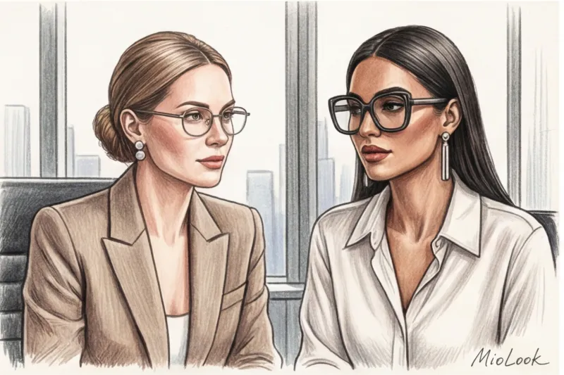 Очки и серьги: как правильно комбинировать аксессуары у лица - 4