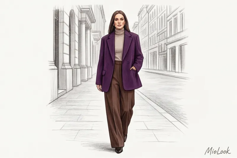 Фиолетовый и лиловый: мистические оттенки в повседневном стиле - 2