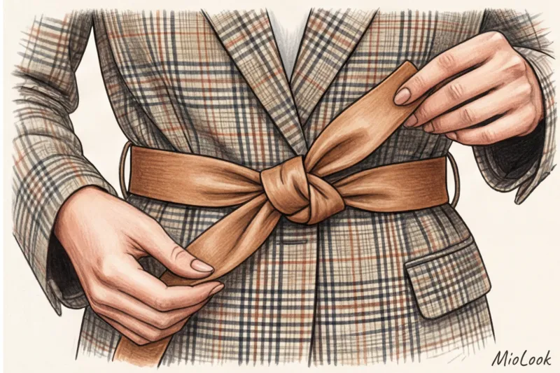 Ремень поверх жакета: как создать стильный силуэт - 6