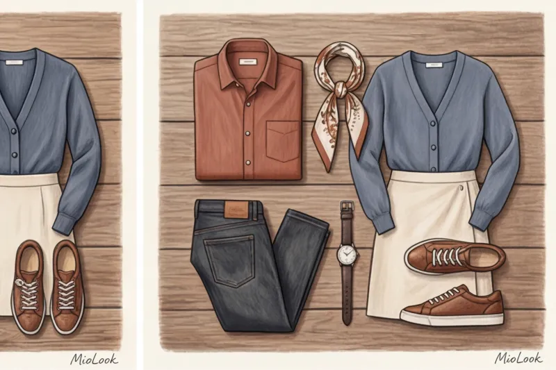 Парные образы: Как стильно одеться с мужчиной в едином стиле - 3