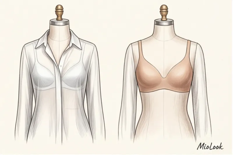 Какое нижнее белье носить под белую и полупрозрачную одежду - 1