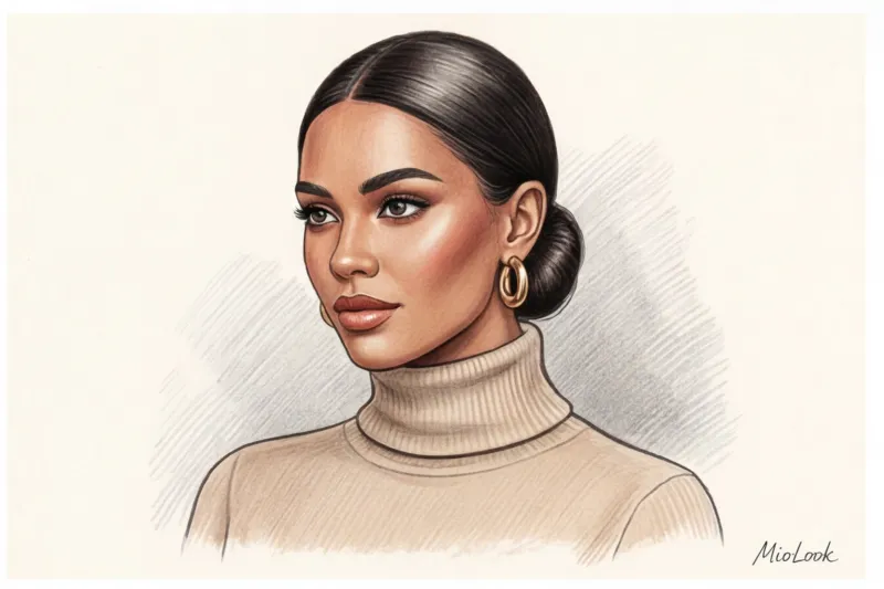 Трендовая гладкая укладка: идеальный хвост и пучок без петухов - 6