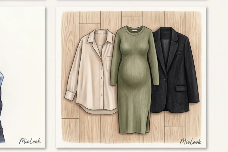 Офисные блузки и рубашки для беременных: обзор удобных фасонов - 6