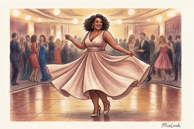 Выпускной в формате plus size: лучшие фасоны платьев для полных девушек - 7