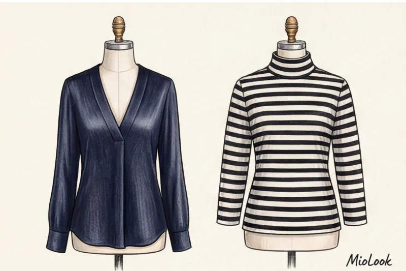 Как визуально сузить широкие плечи: подбираем правильный верх - 8