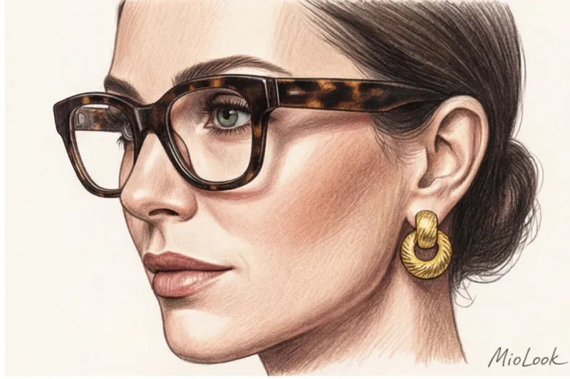 Очки и серьги: как правильно комбинировать аксессуары у лица - 3