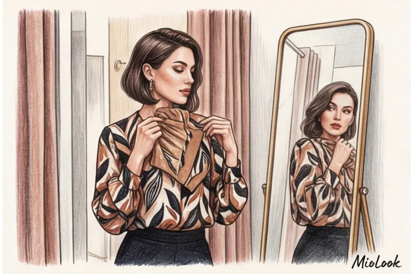 Принты и ткани по Кибби: от жесткого твида до летящего шелка - 6