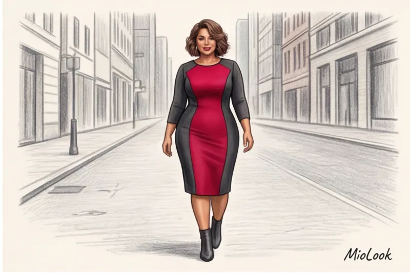 Принты и цвета для полных: как визуально вытянуть силуэт - 3