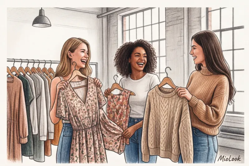 Swap parties: exchanging old clothes for new ones