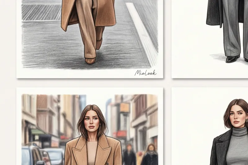 С чем носить длинное пальто макси: стильные образы на каждый день - 4