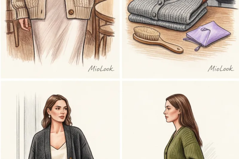 С чем носить женский кардиган: от укороченных до длинных моделей - 6