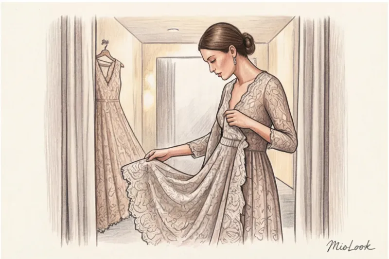 Кружевные закрытые платья: тонкая грань между скромностью и соблазном - 6