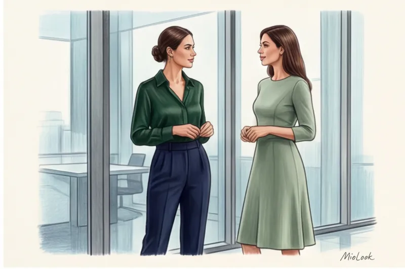 Цветовая гамма делового гардероба: как добавить цвет в скучный офис - 3