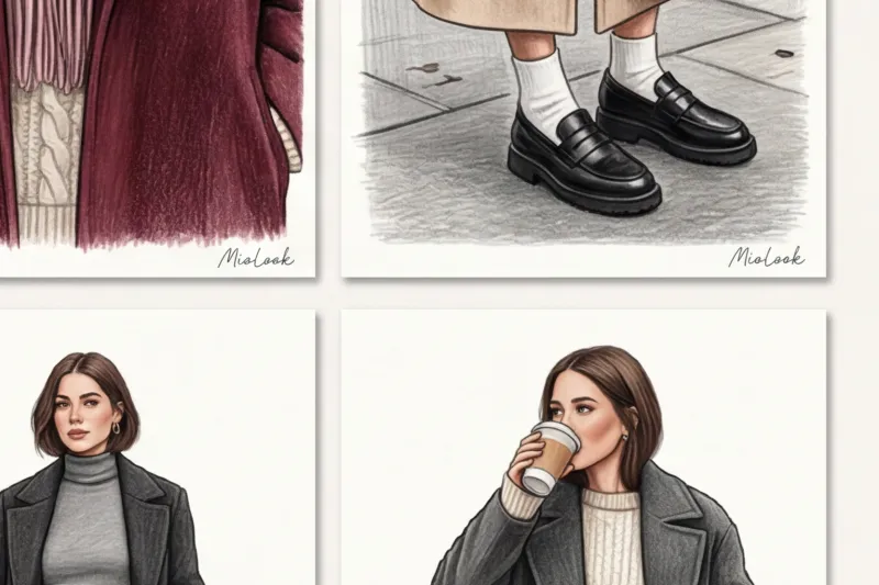 С чем носить длинное пальто макси: стильные образы на каждый день - 6