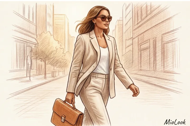 Летний офисный стиль: как одеваться на работу в жару - 8