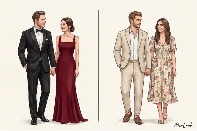 Как одеться паре на свадьбу: секреты гармоничного дабл-дрессинга - 2