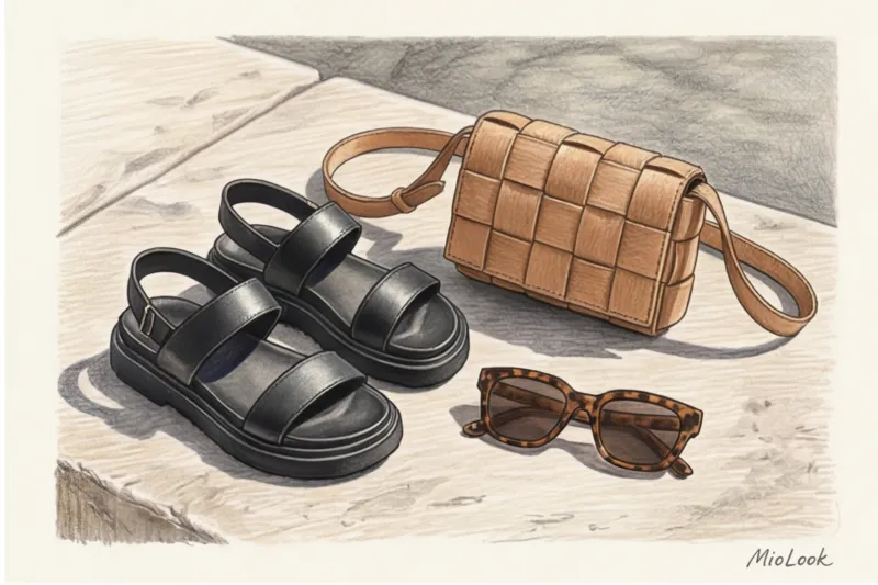 Летняя капсула для мамы в декрете: легкие и практичные образы на каждый день - 3