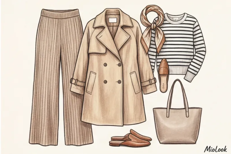 Тренчи и легкие плащи для беременных: элегантные решения - 6