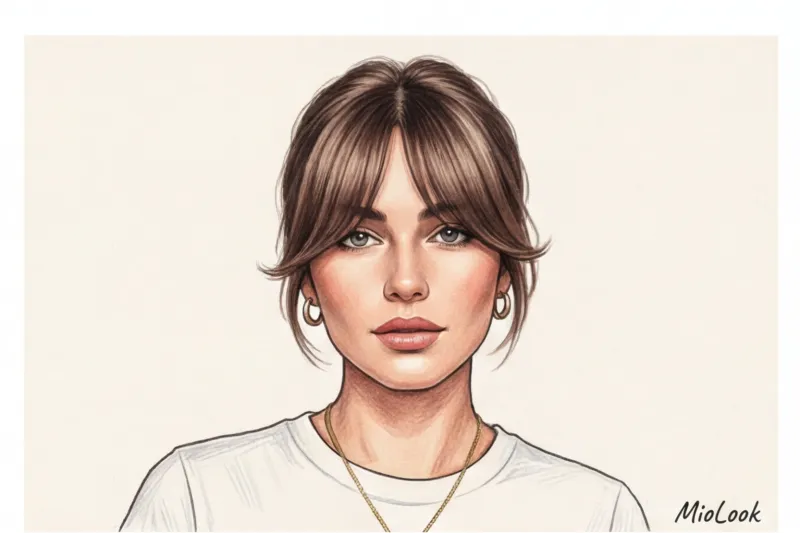 Модные челки: шторка, рваная и микро-челка - 2