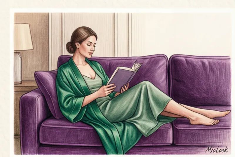 Шелковые пижамы и кимоно: эстетика и женственность в домашнем гардеробе - 1