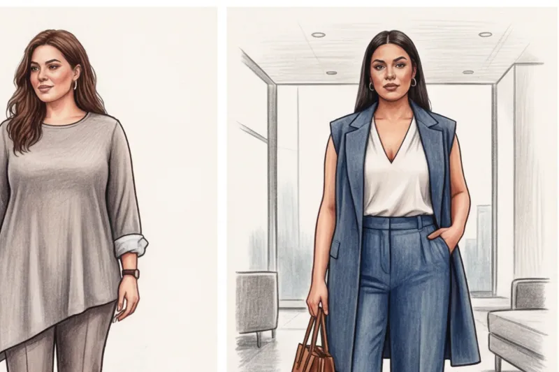 Многослойность для plus-size: как визуально вытянуть силуэт - 3