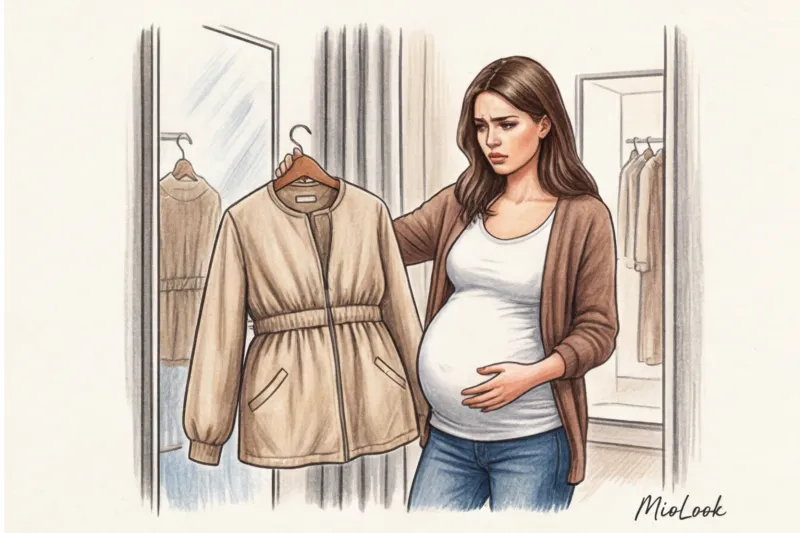 Демисезонная верхняя одежда для беременных: стильные куртки и пальто - 6