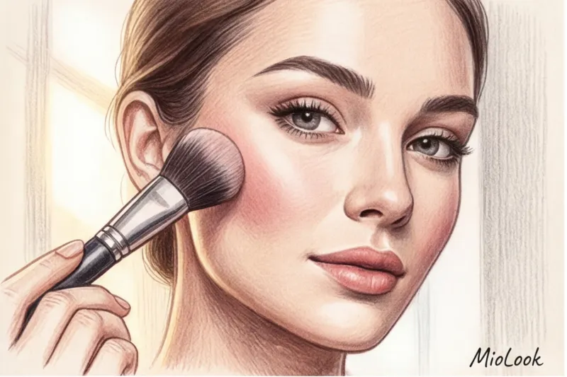 Как правильно наносить румяна по форме лица: схемы