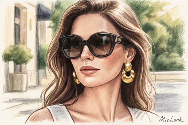 Очки и серьги: как правильно комбинировать аксессуары у лица - 5