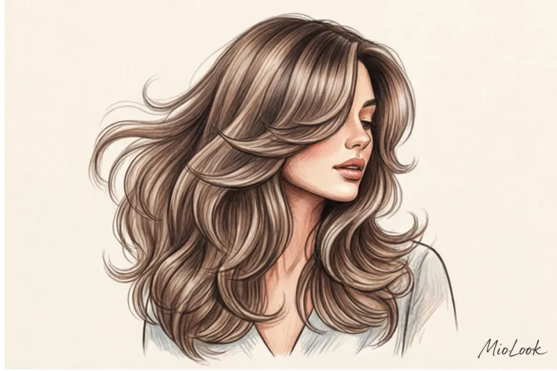 Модные стрижки на длинные волосы: каскад, бабочка и прямой срез - 3