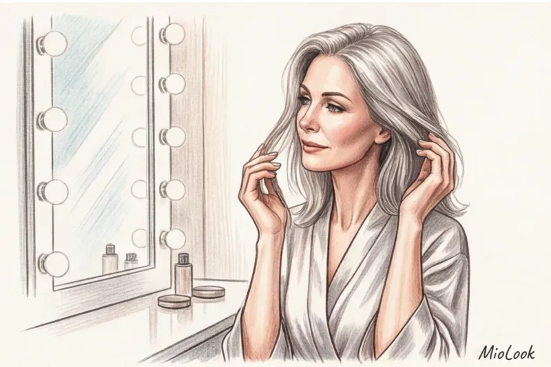 Возрастные изменения текстуры: как подобрать стрижку, скрывающую седину и поредение - 8