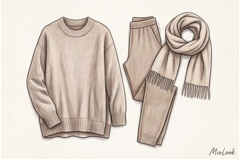 Зимняя капсула для будущих мам: тепло, уют и свобода движений - 6