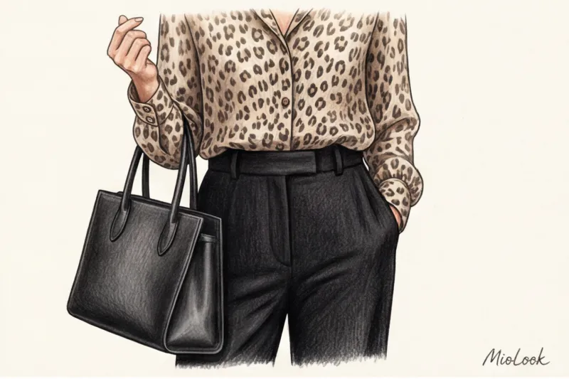 Какие принты носить после 40: леопард, горох, полоска - 2