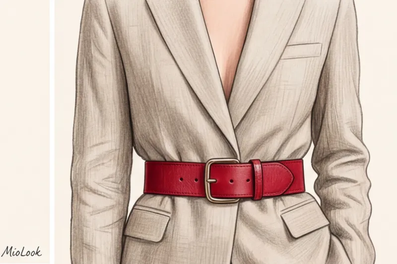 С чем сочетать цвет ремня: обувь, сумка или одежда? - 3