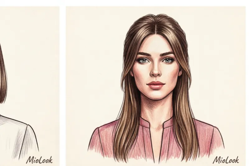 Базовый гардероб: какую прическу выбрать под классический круглый вырез - 3