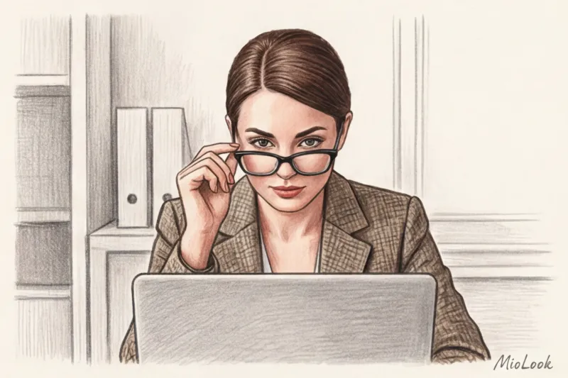 Как выступать в очках онлайн, чтобы избежать бликов от кольцевой лампы - 5