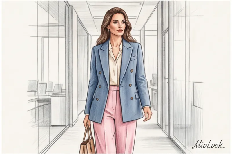 Пастельная палитра: как сочетать розовый, голубой и кремовый оттенки в образах - 5