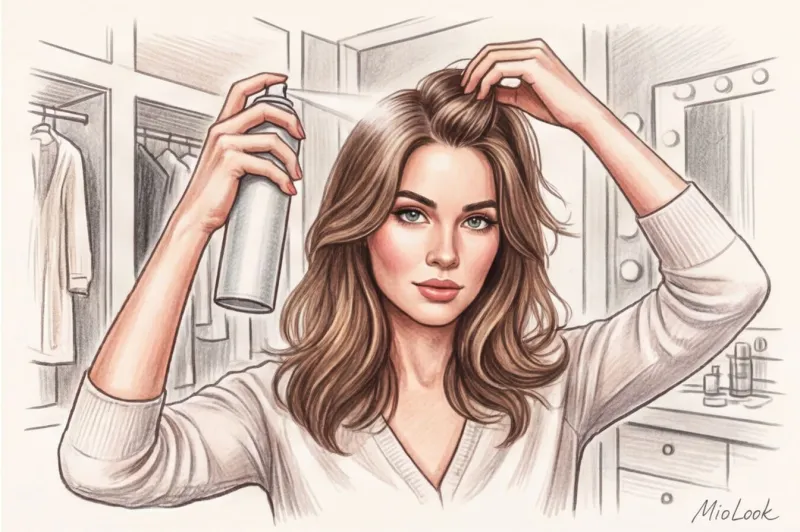 Как правильно и быстро уложить челку-шторку - 6