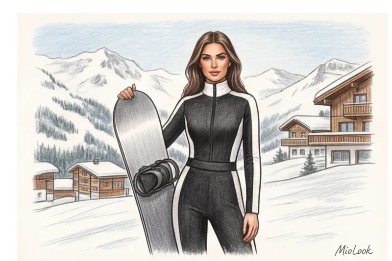 Одяг для сноуборду та гірських лиж жіночий: стильна капсула