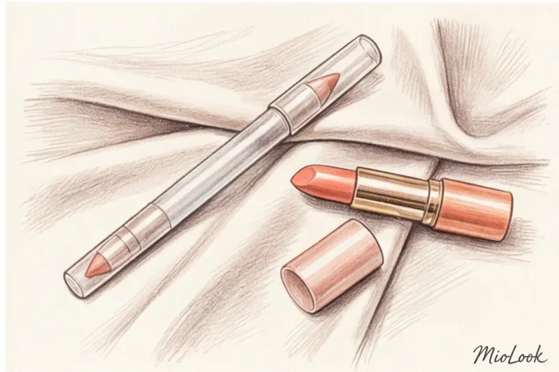 Возрастной макияж губ: скрываем кисетные морщины и опущенные уголки - 9